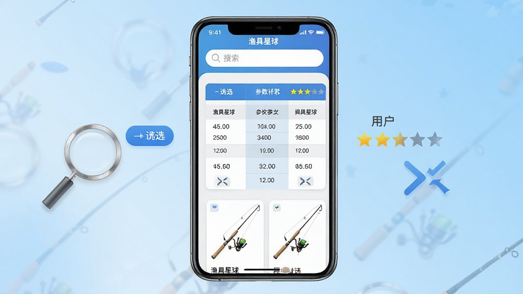 һ��չʾ�������APP�������Ʒ�Ա�ҳ����ֻ���ͼ���ͼƬ�������������ֻ���Ļ����Ļ�ϲ���չʾ������͵Ĳ����Աȱ��������ɸѡ��ť���Ҳ����û��������ǣ�����Ϊǳ��ɫ���䣬����Ϊ���½ṹ���Ϸ������������·�����Ʒ��Ƭ�б������������ϸ���ϴ��зŴ󾵺ͶԱȼ�ͷͼ�꣬�����������ɾ����޶���Ԫ�أ�ͼƬ������Ϊ���������