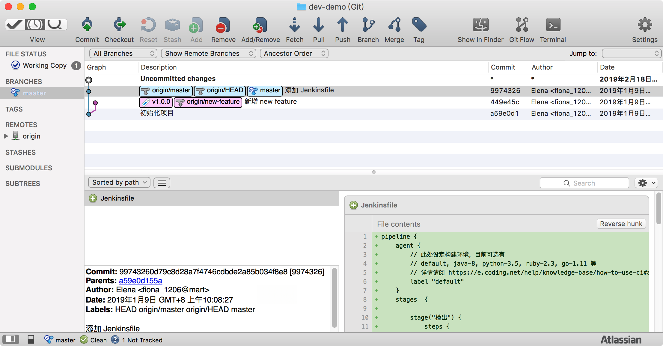 SourceTree��ͼ