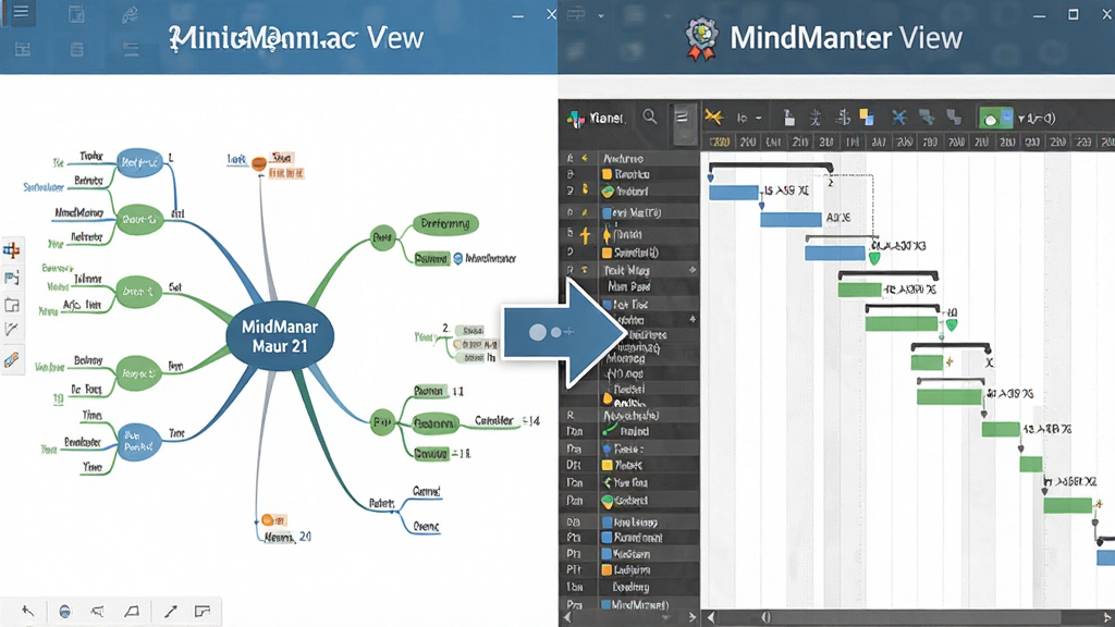 һ�� MindManager 21 ����ͼ�л�����ͼ�������Ϊ���������֣������˼ά��ͼ��ͼ�������������ⷢɢ���Ҳ���ͬһ���ݵĸ���ͼ��ͼ����������ʱ�����У�����������һ���л���ͷ�������࣬���岼��Ϊ�Ա�չʾʽ�����Ϊ��ƽ������廭��ϸ�ڰ����ڵ㡢���ߡ�ʱ��̶ȣ����ʸ��塢�ɾ����޶���Ԫ��