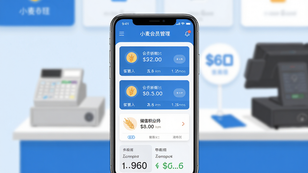 С���Ա��App������չʾ������������һ�������ֻ�����Ļ����ʾ��Ա����ϵͳ�Ŀ�Ƭ�б��ʹ�ֵ�������ݣ������Ǽ��ĵ�������̨������������ñ�ƽ��UI��Ʒ��ɫ��������Ϊ����ϸ�����������ʸɾ��������޶���Ԫ��
