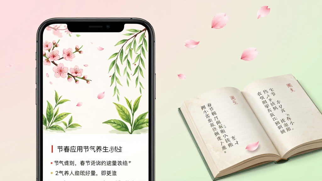 ӵ��Ӧ�ý�������ҳ�棬����չʾ�ֻ���Ļ�г��ִ��������廭�����һ�����֦�Ͳ�ҶԪ�أ���Ļ�·��ǽ�������С��ʿ���֣������ǵ���ɫ��ǳ��ɫ���䣬�����Ҳ���һ��������ʫ�����Ű�������½ṹ��ϸ�ڰ�������Ʈ��Ч���������Ű棬���ʸ��壬�ɾ����޶���Ԫ��