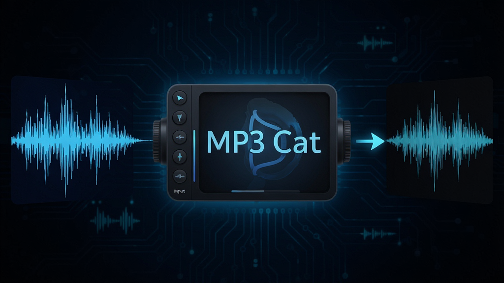 MP3 Cat��Ƶת������ʾ��ͼ������չʾ�������δ�������뾭���������������Ҳ�������м��С�MP3 Cat����ʶ������Ϊ��ɫ�Ƽ����ϸ�ڱ������������������������ɾ��޶���Ԫ��