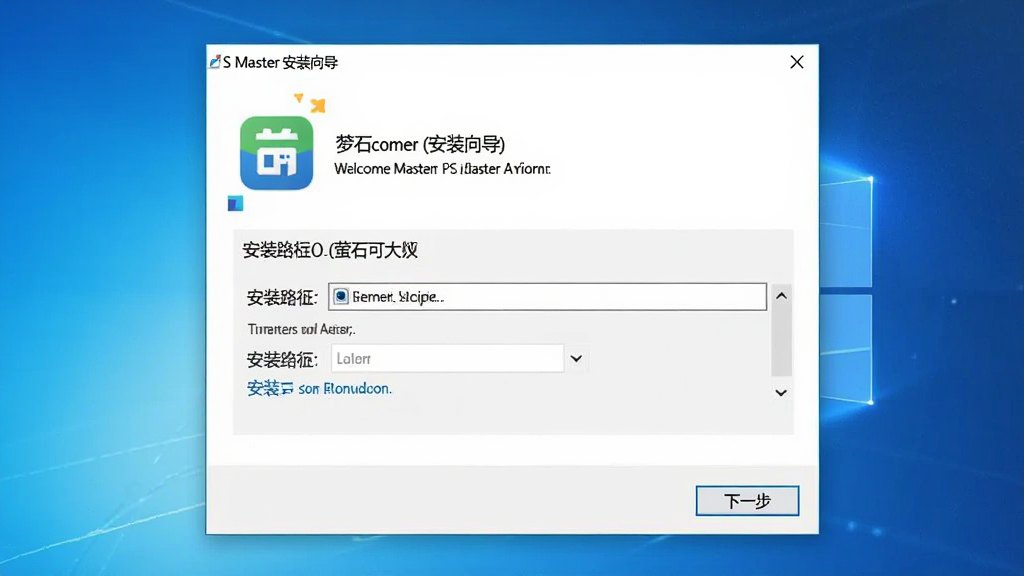 S Master(өʯ��ʦ)������װ�򵼽����ͼ������ΪWindows��װ���ڣ�����Ϊ���жԻ����Ű�Ϊ��ӭҳ������Э�飬���Ϊ������ţ�ϸ�ڰ�������ͼ�ꡢ��װ·��ѡ�����һ����ť����������������ɾ�����Ļ����ʾ���֡�S Master ��װ�򵼡�