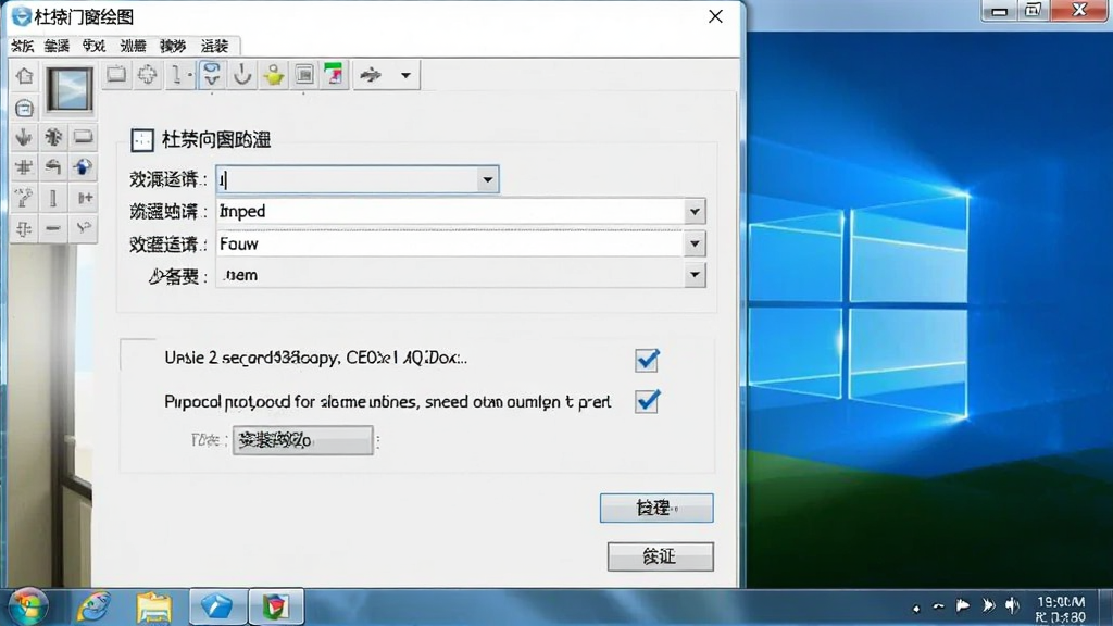 杜特门窗绘图软件在Windows电脑上运行的安装向导界面截图,画面展示安装路径选择与协议勾选步骤,界面干净简洁,风格写实,画质清晰,无多余元素