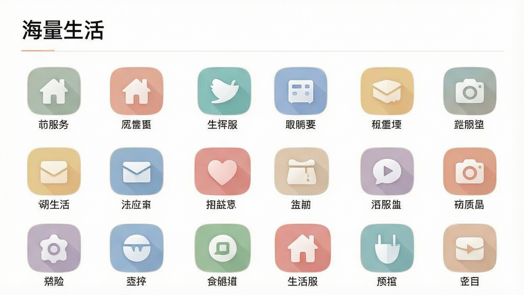 һ�Ź��ܽ���ʾ��ͼ������Ϊ���������APP�ķ���ۺ�ҳ�棬����Ϊ����״ͼ�����У�ÿ��ͼ�������ͬ�����������Ű��������򣬷��Ϊ��ƽ����ƣ�ϸ����ͼ��ɫ����͡��������������ʸ��壬�ɾ����޶���Ԫ��