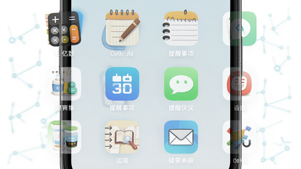 ����APP������񹤾߼����棬����Ϊ�ֻ���Ļչʾ����ͼ�����񣬲���Ϊ����ͼ�����У��Ű����򣬷��Ϊ����ǳɫϵ��ϸ�ڰ��������������±������������ͼ�꣬���ʸ��壬����ɾ����޶���Ԫ��
