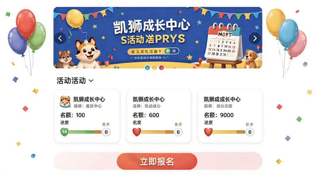���������ǿ�ʨ�ɳ����Ļ����ҳ�棬����Ϊ����������ֲ����в���б���Ƭ���ײ�����������ť���Ű��η����������ý��շ磬ϸ�ڰ�����ɫ��������ͼ�ꡢ��������������ʸ��壬�ɾ����޶���Ԫ��