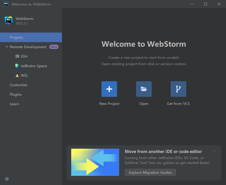 WebStorm ���Ľ��� ���� ��ͼ