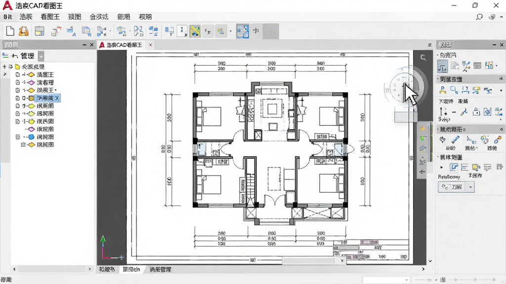 �Ƴ�CAD��ͼ������������ȫòչʾ�����������Ǵ򿪵�CAD����ƽ��ͼֽ�����Ϊͼ�������壬�Ҳ�Ϊ��������ע�������������˵��������ɼ����Ƴ�CAD��ͼ�������������岼�ּ��רҵ�����Ϊ�ִ����������ͼ�ʸУ�ϸ�ڰ����ߴ��ע�ߡ���ͼ���л���ť�����ָ����ͣ�ڲ��������ϣ������������ɾ����޶���Ԫ��