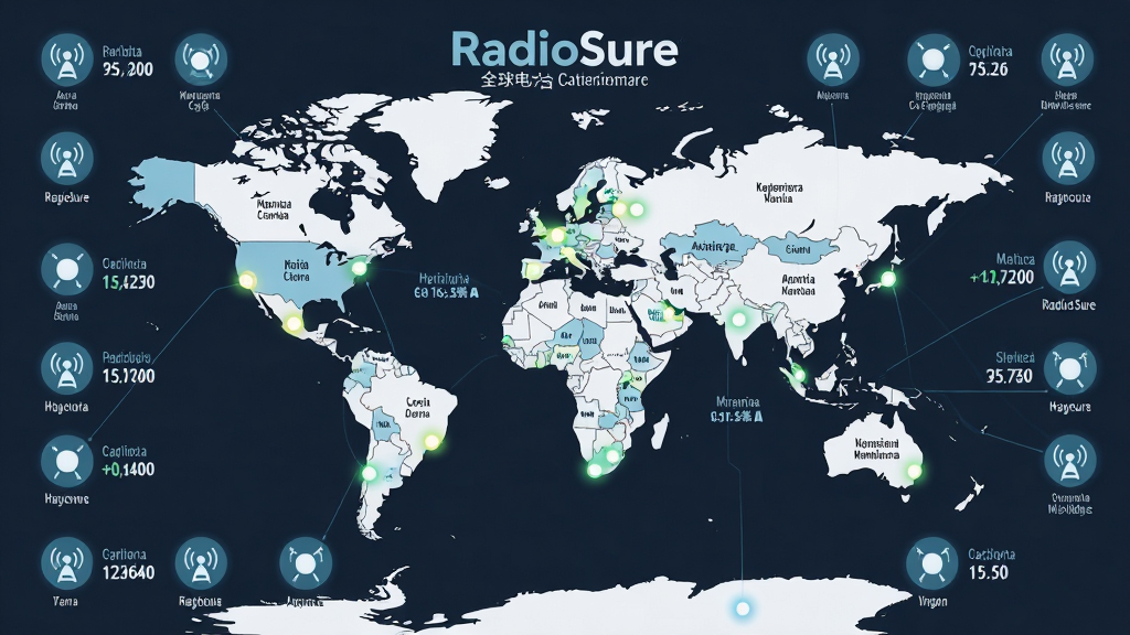 RadioSure ȫ���̨����ʾ��ͼ������Ϊ�����ͼ�����������Ϸֲ��Ŷ������Բ�������ͬ�����ĵ�̨�ڵ㣬�Ű�Ϊ��ͼ���С���̨ͼ�껷�����ܣ����Ϊ��ƽ����Ϣͼ��ϸ�ڰ����������Ʊ�ע����̨����ͳ�����֣������������ɾ����޶���Ԫ��