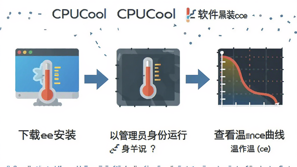 CPUCool ������������ʾ��ͼ�������Ϊ�������裬��һ�����ذ�װ���ڶ����Թ���Ա�������У��������鿴�¶����ߣ�ÿһ�����м��ͼ��������˵�������Ϊ��ƽ����Ϣͼ��ϸ�ڰ�����ͷ���¶ȼ�ͼ�꣬�����������ɾ����޶���Ԫ��