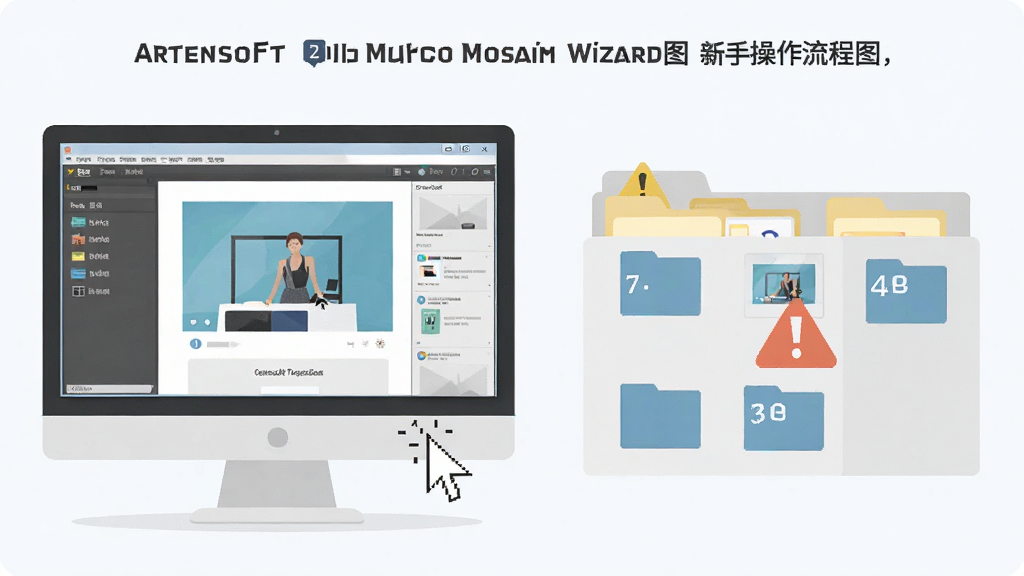 Artensoft Photo Mosaic Wizard���ֲ�������ͼ�������ǵ�����Ļ��ʾ�����������ز��ļ��в��ţ�����Ϊ���ҷ������Ű����������Ϊ��ƽ�廭���ϸ�ڰ������ָ�롢�����ź;�ʾͼ�꣬���ʸ��壬�ɾ����޶���Ԫ��