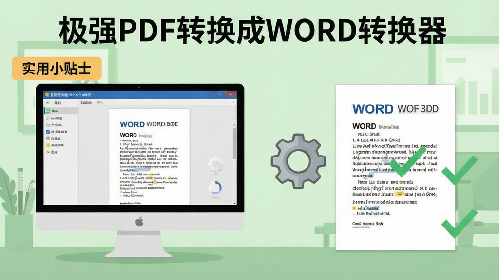 ��ǿPDFת����WORDת����ʹ�ü���ʾ��ͼ������չʾ������Ļ������������һ����ת����ɵ�Word�ĵ�������ʾ���Ա��г���ͼ���빴ѡ��ǣ�����Ϊ����ɫ�칫����������Ϊ���ҶԱ�ʽ�����Ϊ���̳̲�ͼ��ϸ�ڰ�����ʵ��С��ʿ�����ֱ�ǩ�롰��ǿPDFת����WORDת�������������ƣ����ʸɾ����޶���Ԫ��