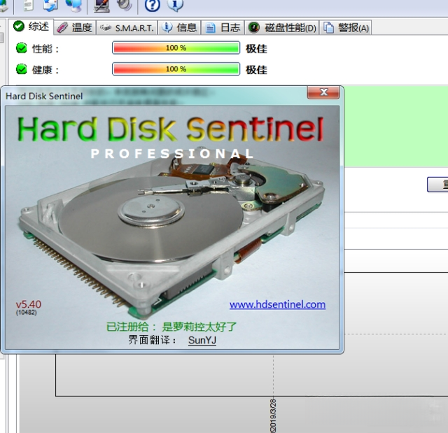 Ӳ���ڱ�(Hard Disk Sentinel)��ͼ