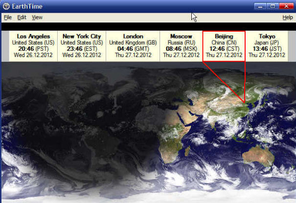 EarthTime(����ʱ��)��ͼ