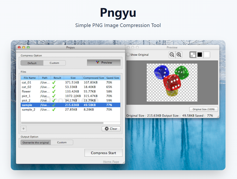 Pngyu ѹ��Ч���Ա�ͼ ��׿��