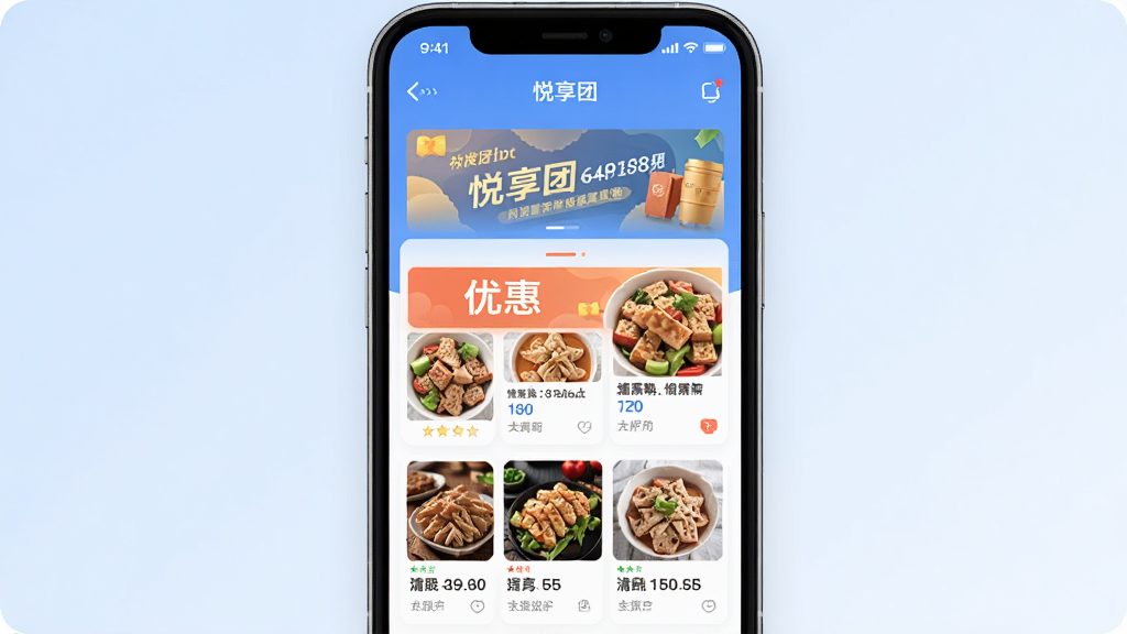 ������APP������չʾ���ֻ���Ļ���з��ã���Ļ����ʾ�Ź���Ʒ�б����Żݺ��������Ϊǳ�����䣬���ּ�࣬����ִ���ƽ����ϸ�����������ʸɾ����޶���Ԫ��
