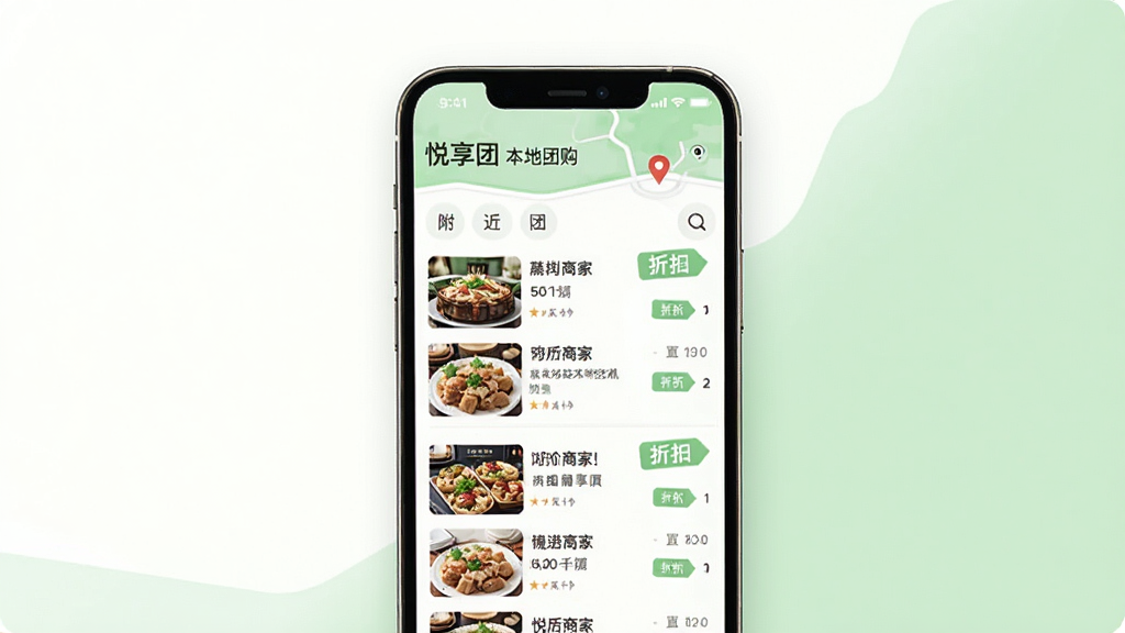 �����ű����Ź�ҳ�棬�ֻ���Ļ��չʾ�����̼��б����ۿ۱�ǩ����ͼ��λͼ���׺������Ϊ��ɫ��ǳ��ɫ���䣬������¼�Լ��ϸ�ڷḻ�����ʸɾ����޶���Ԫ��