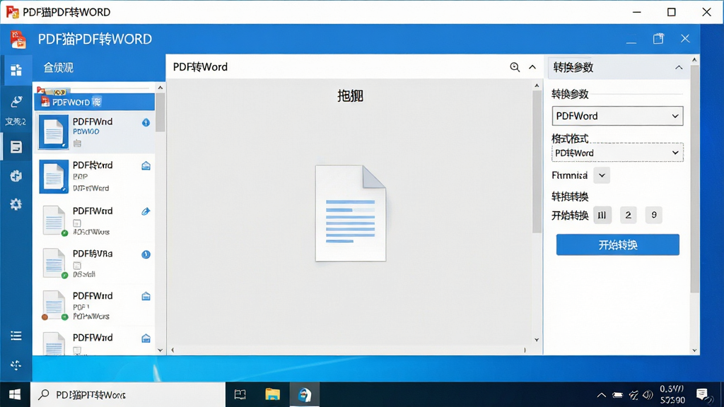 һ�����������ͼ����ͼƬ��������PDFèPDFתWORD������Windows���������ϵ������棬����Ϊ��๦�ܲ˵������в��ļ���ק�����Ҳ�ת������������壬�Ű������������Ϊ�ִ���ƽ������Ƽ��磬ϸ�ڰ�����ɫ��ɫ�����ļ��б�����ͼ����ʽѡ�������򡢿�ʼת����ť�����ʸ���ɾ��޶���Ԫ�أ���������ʾ���֡�PDFèPDFתWORD���͡�PDFתWord��