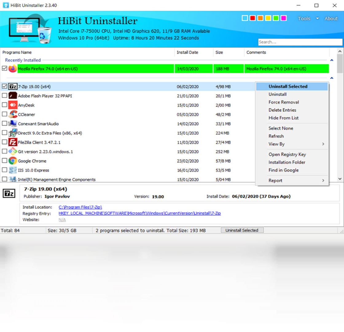 HiBit Uninstaller��ͼ
