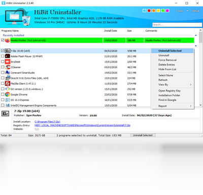 HiBit Uninstaller��ͼ1