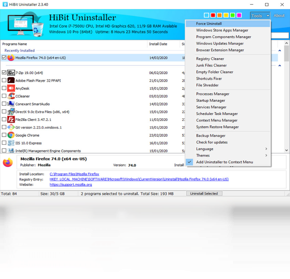 HiBit Uninstaller��ͼ
