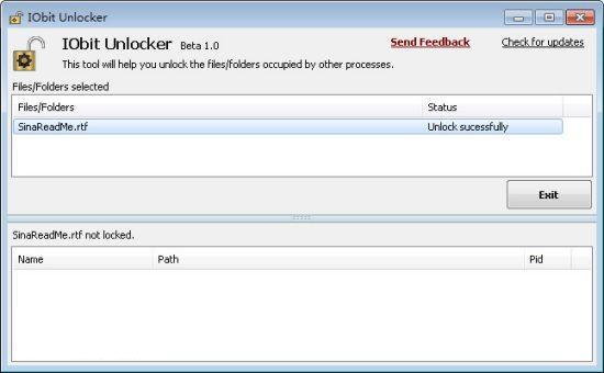IObit Unlocker �ļ��������߽�ͼ
