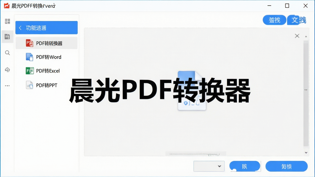 ����PDFת���������������ͼ����������չʾ�������ơ�����PDFת������������Ϊ�����������ڲ��֣����Ϊ���ܵ���������PDFתWord��PDFתExcel��PDFתPPT��ѡ��Ҳ�Ϊ�ļ���ק���������Ű�������࣬���Ϊ�ִ��칫�������棬ϸ�ڰ�����ɫ������ť���ɫ���������������ɾ��޶���Ԫ��
