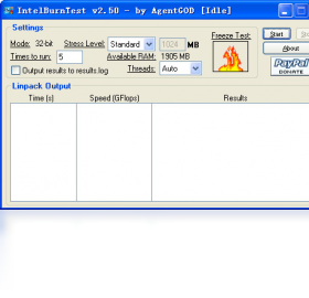 IntelBurnTest ���Խ��� ��׿��