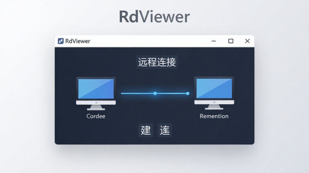 һ��չʾ RdViewer Զ�̿���������������ֲ廭������������һ�����Զ���������Ӵ��ڣ���������ʾ��̨����֮�����ڽ���Զ�����ӣ����Ϊ�����豸ͼ�꣬�Ҳ�ΪԶ���豸ͼ�꣬�м��÷�������������������Ǹɾ���ǳ��ɫ���䣬������Ϊ�ִ��Ƽ���ƽ�������������ֱ�ע 