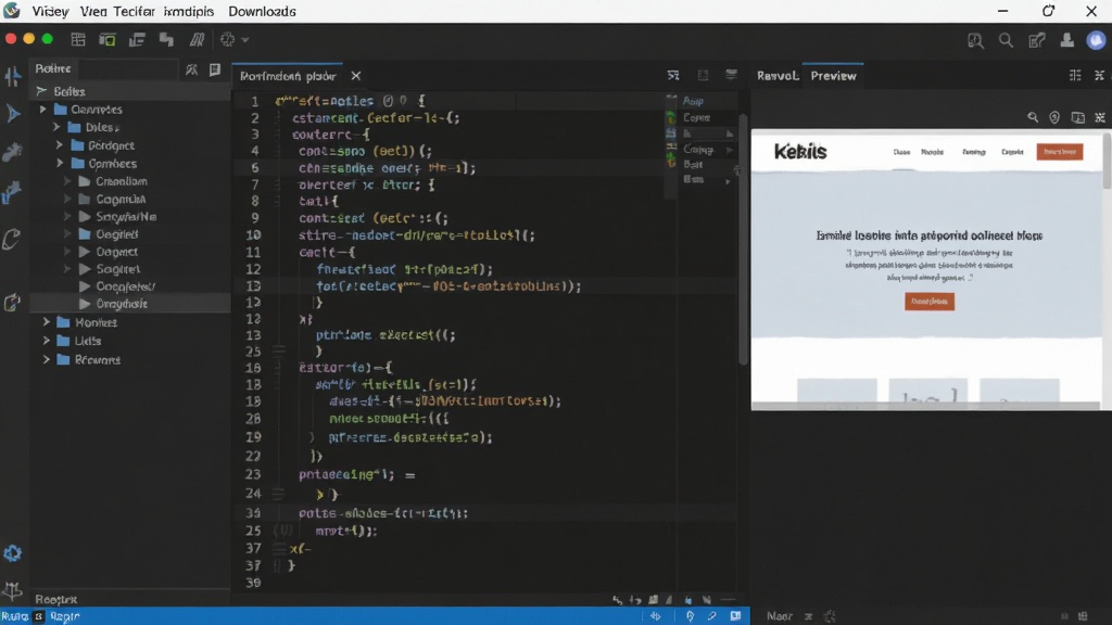 һ��չʾ��ҳ����༭�����������ͼƬ��������������ɫ����Ĵ���༭���������ʾ�ļ�Ŀ¼�����Ҳ���ʵʱԤ������չʾһ���򵥵���ҳҳ�棬���涥���в˵����͹����������岼�������������רҵ�����ʸɾ����޶���Ԫ�أ���������������վչʾͼ��