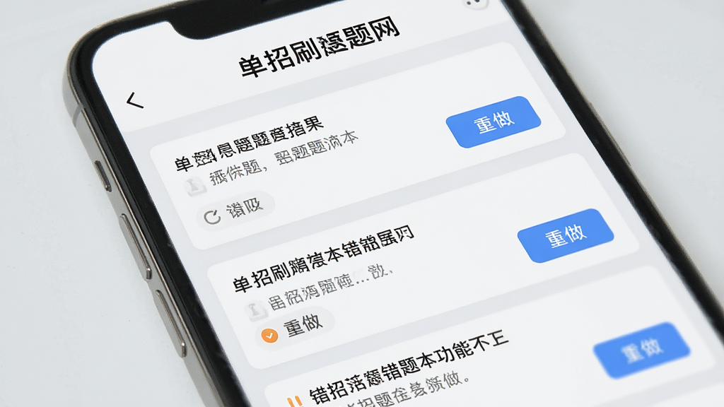 ����ˢ�������Ȿ����չʾ������Ϊ�ֻ���Ļ��д����Ļ����ʾ����ˢ����APP�Ĵ��Ȿҳ�棬�����С�����ˢ���������֣��·��г����ɴ�����Ŀ��ÿ��������ĿժҪ�͡���������ť������Ϊǳ��ɫ������ɾ����࣬�����ˬ������ϸ�壬�޶���Ԫ��