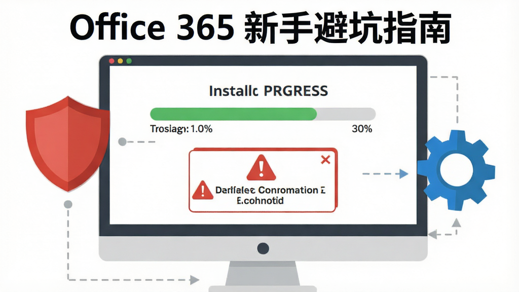 һ��չʾ Office 365 ���ֱܿ�ָ�ϵ�ͼƬ��������һ��������Ļ����Ļ����ʾ��װ�������;�����ʾ���Ա��к�ɫ����ͼ�����ɫ����ͼ�꣬����Ϊ������Ļ��д�����Ϊ��ƽ����Ϣͼ��ϸ���Ͻ������аٷֱ����֣���ʾ���и�̾�ţ�����Ϊ���� 4K���ɾ��������޶���Ԫ�ء�