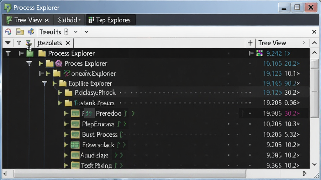 һ��չʾProcess Explorer��״������ͼ��ͼƬ�������ǲ㼶�����Ľ�����������Ϊ�������չ�������νṹ���Ű����룬���Ϊרҵ�������棬ϸ�ڰ�����ͬ��ɫ�Ľ������ơ�չ���۵�ͼ��ͽ���ID������������������ʾ