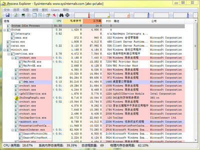 Process Explorer(���������)��ͼ2