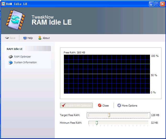 RAM Idle Professional 安卓版 内存优化界面截图