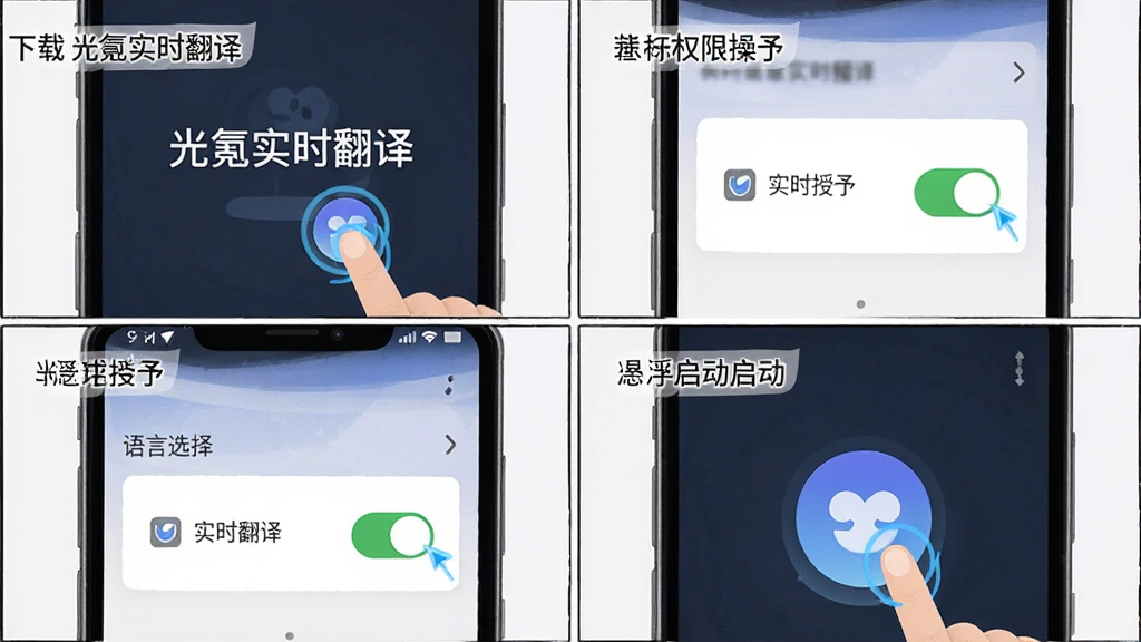 ���ʵʱ���밲׿�ֻ���������ʾ��ͼ���ֻ���Ļ���ϵ�������չʾ���ذ�װ��Ȩ�����衢����ѡ�������������ĸ����棬����Ϊ�ĸ�����ʽ�Ű棬���Ϊ���̳̲�ͼ��ϸ�ڰ���