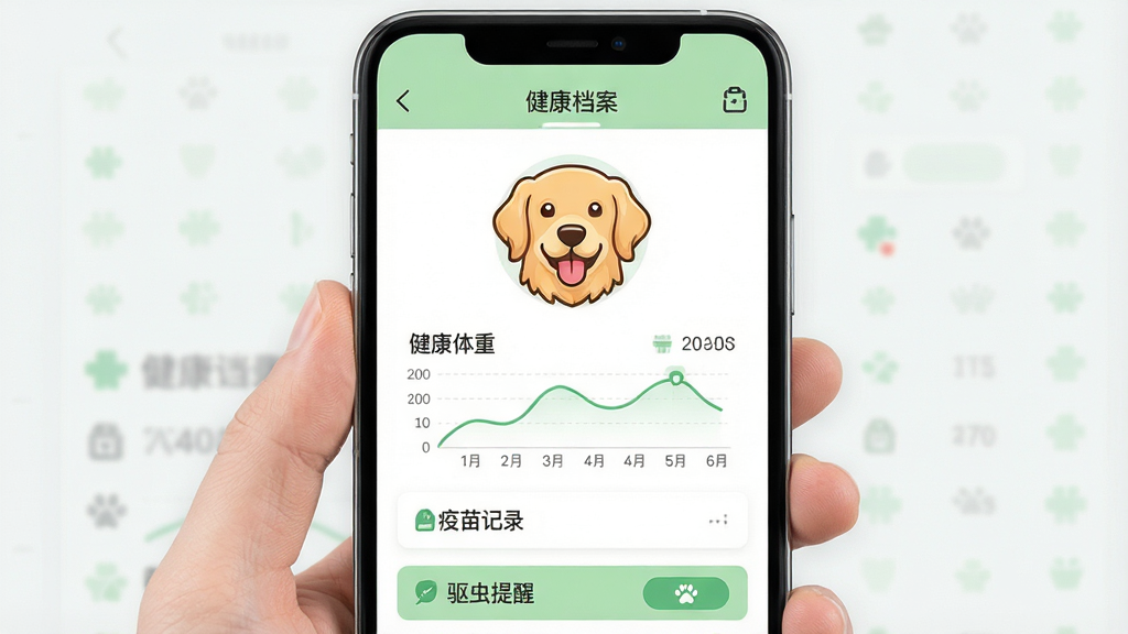 �ֻ���Ļչʾ���ó�ҽ����������ҳ�棬��������һֻ��ëȮ�Ŀ�ͨͷ���·���������������ͼ�������¼��Ƭ������������Ŀ��������ɫΪ��ɫ��ǳ��ɫ������Ϊ�����б�ʽ�Ű棬�����С�������������ǩ��ϸ�ڰ����������ֺ�ͼ�꣬����������࣬���ʸ��壬�ɾ��޶���Ԫ��