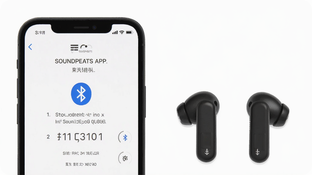 һ��չʾSOUNDPEATS APP��������Ӳ��������ͼƬ������Ϊ�ֻ���Ļ��ʾ������Խ���Ͷ���ʵ�����Ϊ�ֻ��Ͷ�������չʾ����Ļ��չʾ��Բ�����ʾ���Ű�Ϊ���ҽṹ�����Ϊ���¼�Լ���ϸ�ڰ�������ͼ�ꡢ�����Ͳ�����ţ����ʸ���ɾ��޶���Ԫ��