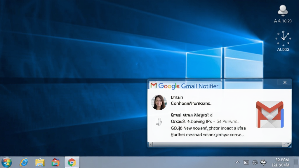 һ��չʾ Google Gmail Notifier ���������ͼƬ�������� Windows �������½�ϵͳ�������򵯳������ʼ����Ѵ��ڣ���������ʾ������ͷ���ʼ�����ͼ��ժҪ���Ա��� Gmail ��־�Եĺ����ɫ�ŷ�ͼ�ꡣ����Ϊ�����ͼ����Ű�������������ִ���ϸ�ڰ�����������ʱ�Ӻ�֪ͨ���ݣ����ʸ��壬�ɾ����޶���Ԫ�ء�