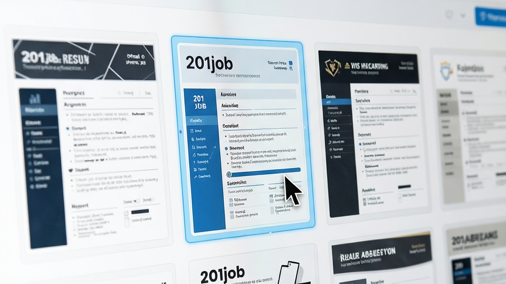 һ��201job��������ģ��ѡ��������дͼ�������в���չʾ���ż���ģ������ͼ��ÿ��ģ����ͬ���Ű���������ָ����ͣ������һ��ģ���ϣ��������ǳ��ɫѡ�и���Ч���������������񣬻����������ɾ����޶���Ԫ��