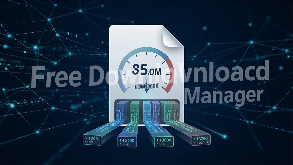 Free Download Manager���̼߳������ع���ʾ��ͼ������������ʾһ���ļ����ָ�ɶ��������ͬʱ���䣬�����ٶ���ֵ��������������Ϊ�Ƽ��������������������ơ�Free Download Manager���԰�͸��ˮӡ��ʽ���֣����ּ�࣬����ִ��������������ɾ��޶���Ԫ��