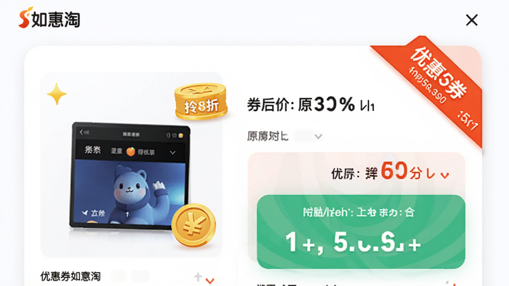 �����������ԡ����Ż�ȯ�ھ���棬������һ����Ʒ��Ƭ�����Ͻ������۵��Ż�ȯ�Ǳ꣬�·�����ȯ��ۺ�ԭ�۶Աȣ�����Ϊ��Ƭʽ�Ű棬������������ϸ�ڰ������ͼ����ۿ۱�ǩ�������������ɾ����޶���Ԫ��