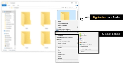 Folder Colorizer(�ļ�����ɫ�޸���)��ͼ0