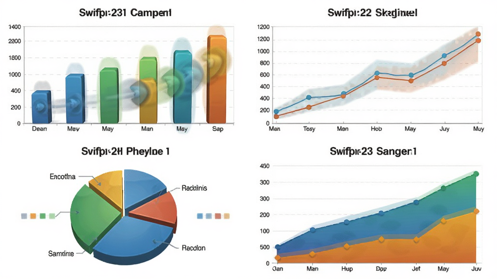 һ��չʾ Swiff Chart ����ͼ�����͵�ƴ��ͼ��������ͬʱ������״ͼ������ͼ����ͼ�����ͼ����ͼ����ʽ��ÿ��ͼ�������ж�������Ч����ɫ���������������룬����Ϊ��ɫ�����ɾ�רҵ�����ʸ���