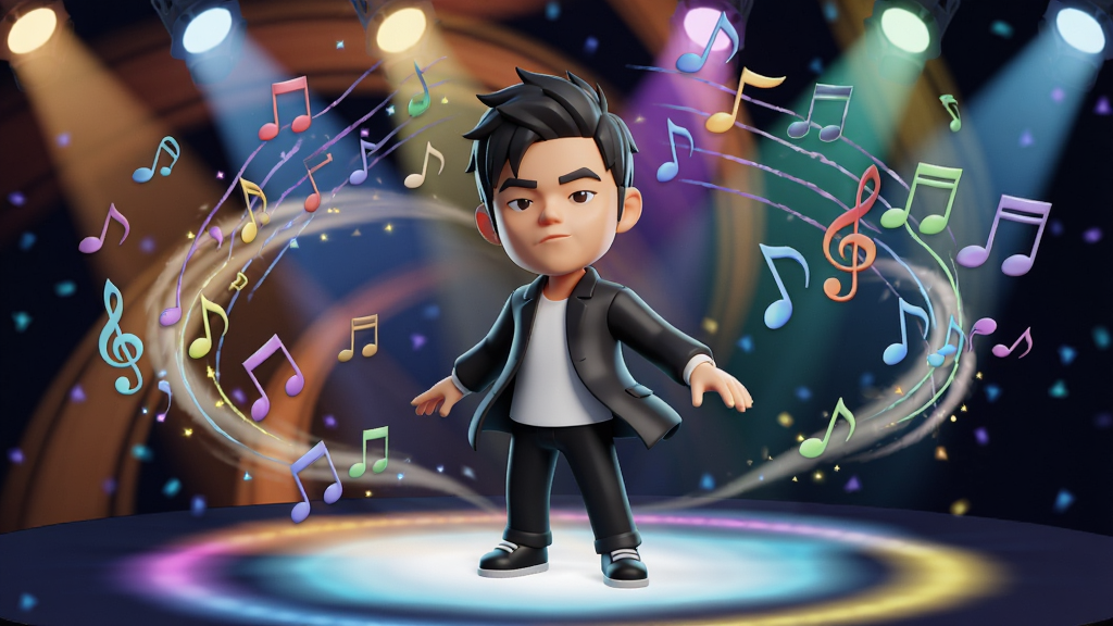 һ�Ŷ�̬������Чչʾͼ��������3D��ͨ�ܽ���վ����̨���룬��Χ�в�ɫ�����ӿ���Ʈ�䣬��̨�ƹ�ʷ���״��ת�������й�Ȧ��ɢЧ�������Ϊ3D��ͨ��Ⱦ��ϸ�ڰ���������β��Ч���ƹ���ɫ���䡢�����½���΢Ʈ�������ʸ��壬�ɾ��޶���Ԫ��