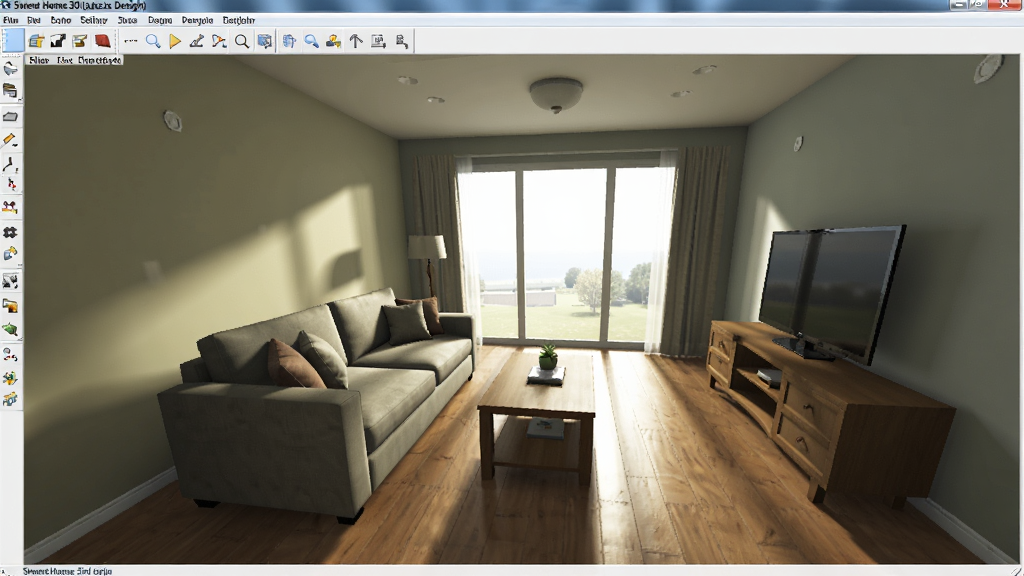 һ��չʾSweet Home 3D(��װ���)����3D����Ч����ͼƬ�������������������ɵ�����3D��Ⱦͼ���ӽ�Ϊ��һ�˳�վ�ڿ������룬�ܿ���ɳ�����輸�����ӹ����ش�����������Ȼ�����룬����Ϊ����ȫ�����Ű���У����Ϊдʵ��Ⱦ�磬ϸ�ڰ����ذ�������ǽ����ɫ���Ҿ���Ӱ�������������ɾ����޶���Ԫ��