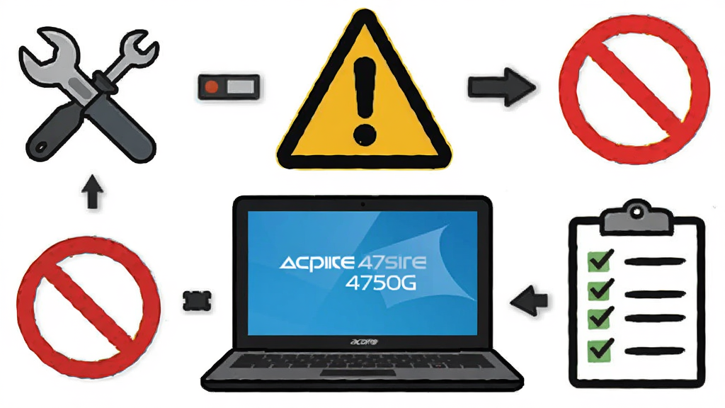 Acer��Aspire 4750G�ʼǱ�����������װ�ܿ�ʾ��ͼ������Ϊ�ʼǱ������뾯���ʶ������Ϊ���½ṹ�����Ϊ��ͨ��ƽ����ϸ�ڰ�������ͼ�ꡢ��ֹ���š�����嵥�������������ɾ����޶���Ԫ��