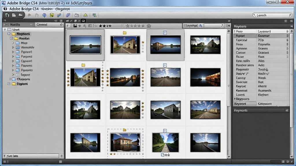 һ��չʾ Adobe Bridge CS4 ���������ȫ��ͼ���������������������ڣ����Ϊ�ļ�������Ŀ¼���м�����������ͼ������ʽչʾ����ͼƬ�زģ��Ҳ������ʾԪ������ؼ��ʱ�ǩ�����岼�ֲ��þ�������ʽ��ƣ����Ϊרҵ���������ͼ���ϸ�ڰ����˵�������������Ԥ������ͼ���Ǽ����ֱ�ǣ������������ɾ����޶���Ԫ�ء�