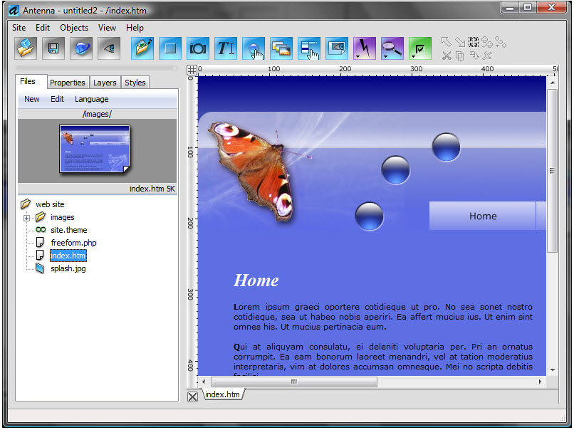 Antenna Web Design Studio��ͼ